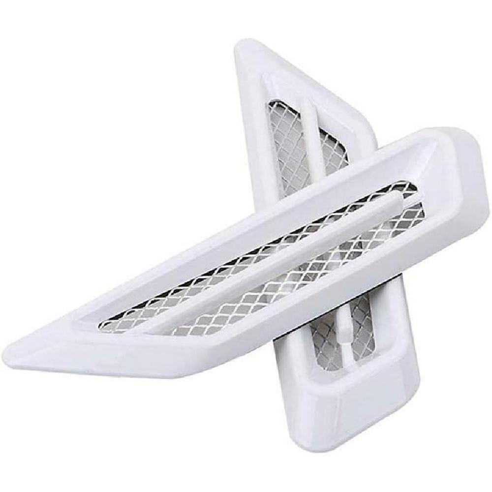 Car Fender Auto Flow Vent Fender Intake Grille Air Net Door Hood Side Sticker for Most Car Models Sedans, SUVs, and Trucks