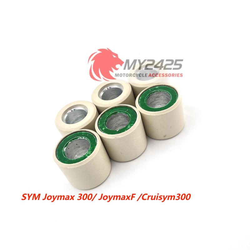 

For SYM JOYMAX Joymax 300 JoymaxF Cruisym300 Motorcycle Drive Counter Weight Roller Drive Beads Puliey Beads 6 Pack Roller Drive Beads