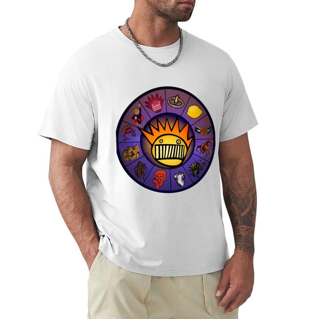 Boognish Rising 21 Ween Horoscope Astrology Birth Chart Tshirt Relaxed Casual Short Sleeve Tee