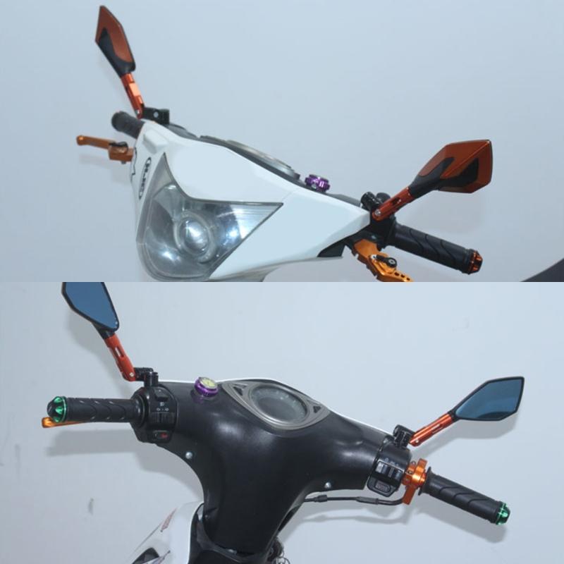 Universally Motorcycle Hand Grips Rubber End Thrusters Grip Handlebar Grips for Scooter Electric Bike Modification