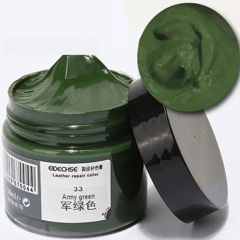 50ML Lederreparaturwerkzeug Autositz Sofa Mäntel Ohne Hitze Flüssigleder Vinyl-Restaurator Löcher Kratzer Risse Risse Polieren Lackpflege