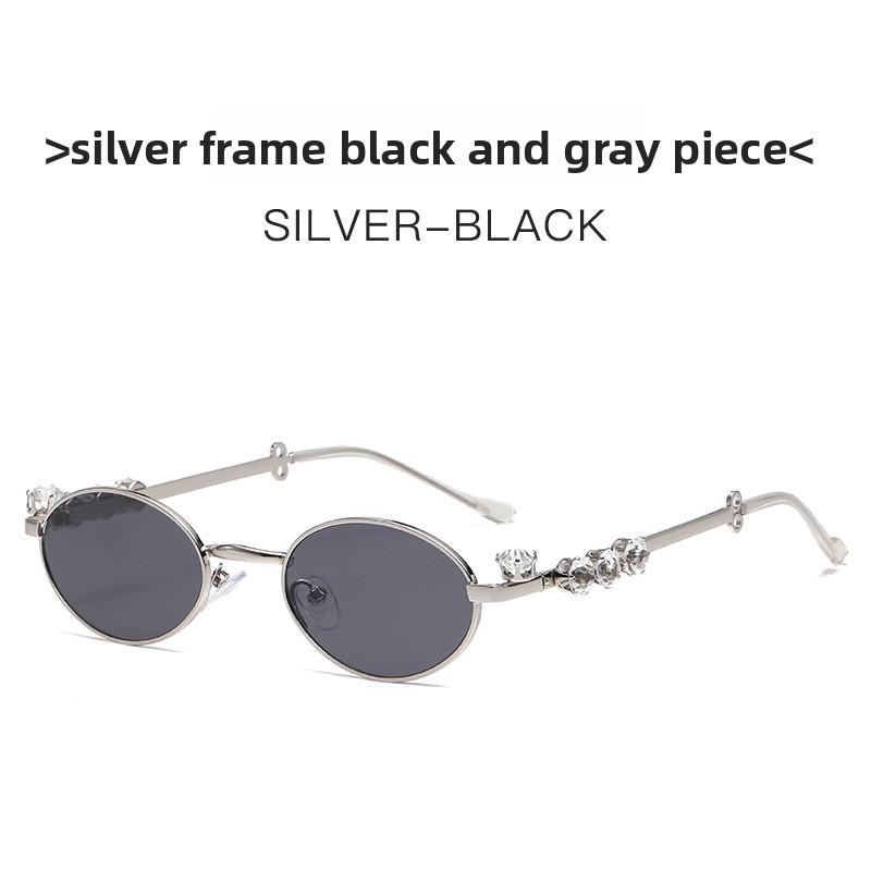 Metal Sunglasses With Pearl Embellishments For Fashionable Sun Protection
