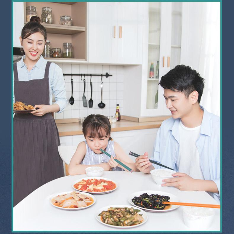 5Pairs/Set High Quality Japanese Non-Slip Chopsticks Korean Home Hotel Restaurant Portable Healthy Food Stick For Sushi Chopstic