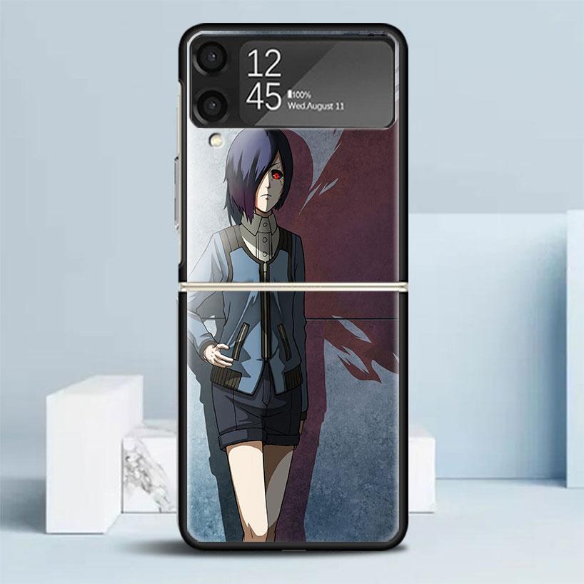 G-Ghoul Tokyo Touka Kirishima Phone Case For Samsung Galaxy Z Flip7 Flip6 5G Flip5 Flip4 Flip3 ZFlip 7 6 3 4 5 Shockproof Back C