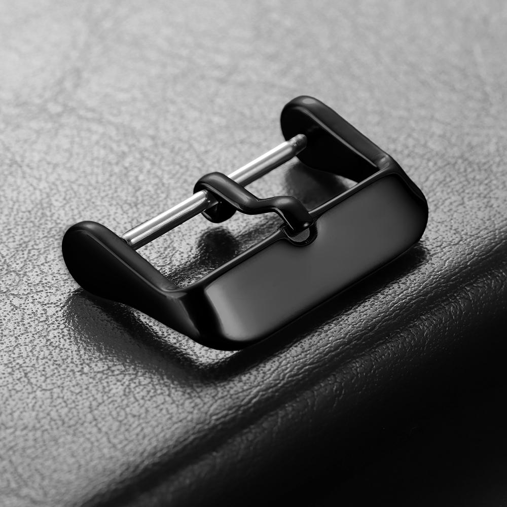 12/14/16/18/20/22mm Edelstahl Dornschließe Armbänder Schließe Uhrenzubehör für Silikon Lederband Armband Uhr Schließe