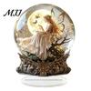 Garden Hanging Ornaments Moon Star/Fairy Crystal Ball Ornament, Decorative Acrylic Sphere for Bedroom Living Fairy Tale Home Accessories Room