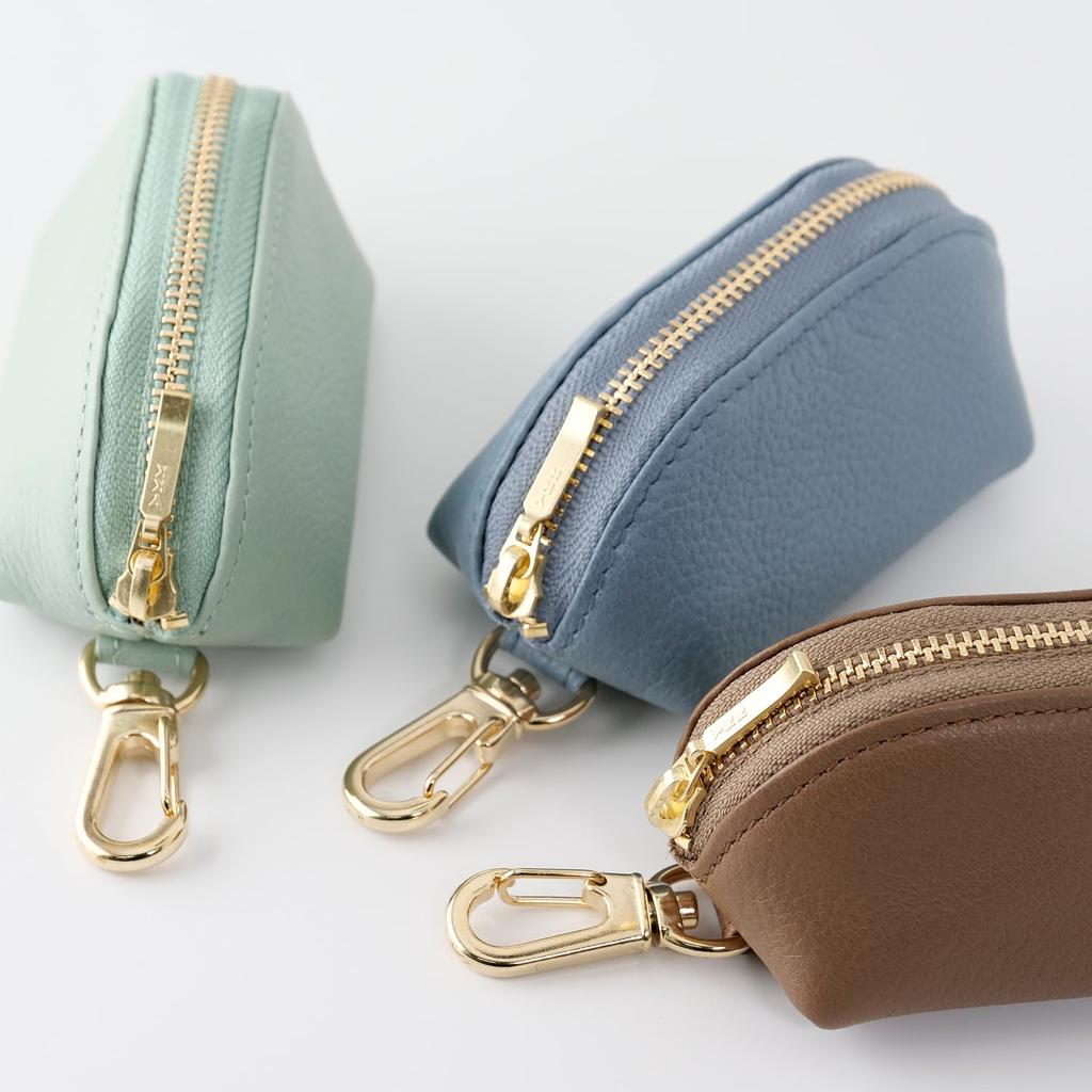 OSL Round Key Pouch Mini Yellow Simple Slip-On OSL-3203 Men's Women's