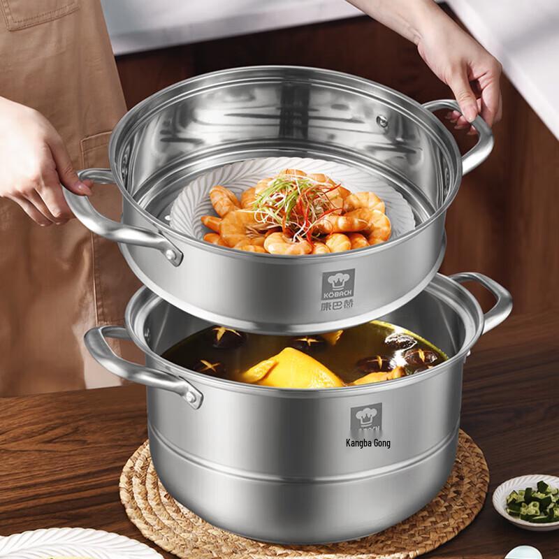 KOBACH 304 Stainless Steel Anti-Overflow Steamer Pot