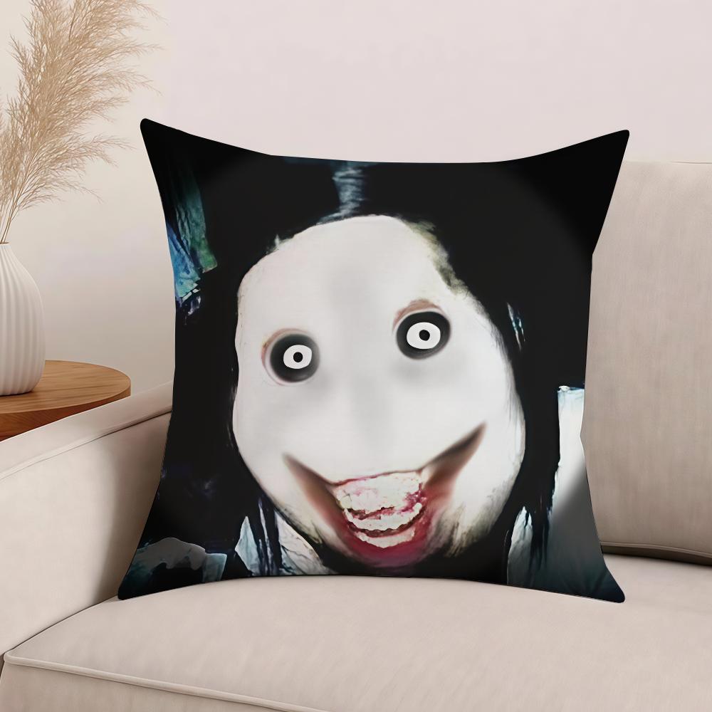 Jeff The Killer Funny Go To Sleep Pillow Case Office Cushions Suitable For Sofa Car Bedroom Decorative Cushion Cover