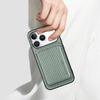 For iPhone 17 Pro Case Magnetic Detachable Card Holder Phone Back Cover