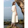 Sancai 2025 Summer Elegant Sleeveless A-Line Maxi Dress
