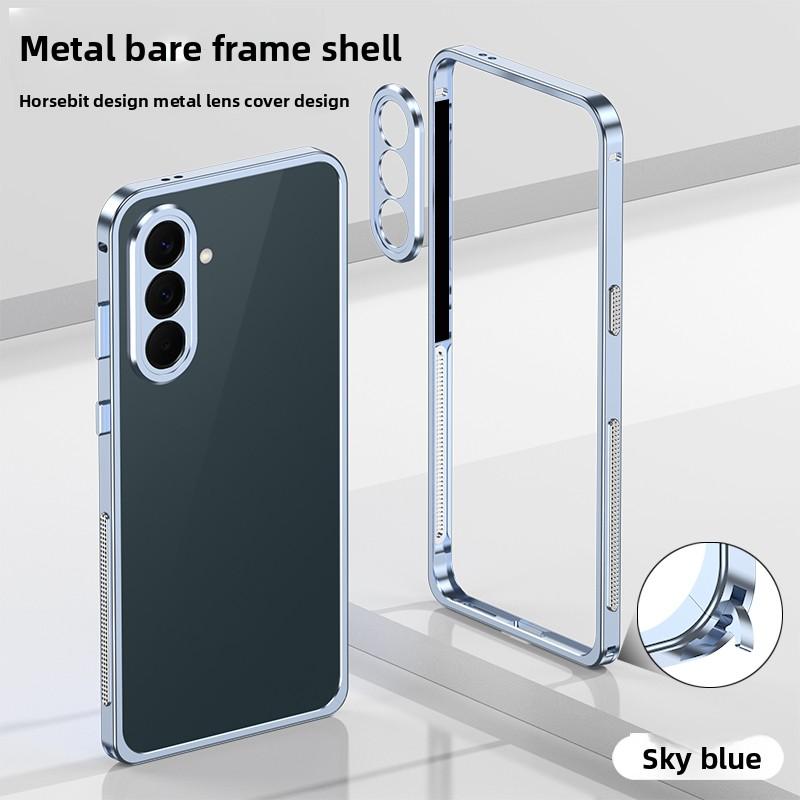 For Samsung A37 A57 S26 S25 Ultra Plus Detachable Metal Camera Protect Ultra-Thin Case Metal Frame Shockproof Cover Bumper
