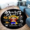 One Piece Anime Round Area Rug Carpet Rug For Living Room Bedroom Sofa Playroom Decor Nonslip Floor Mat