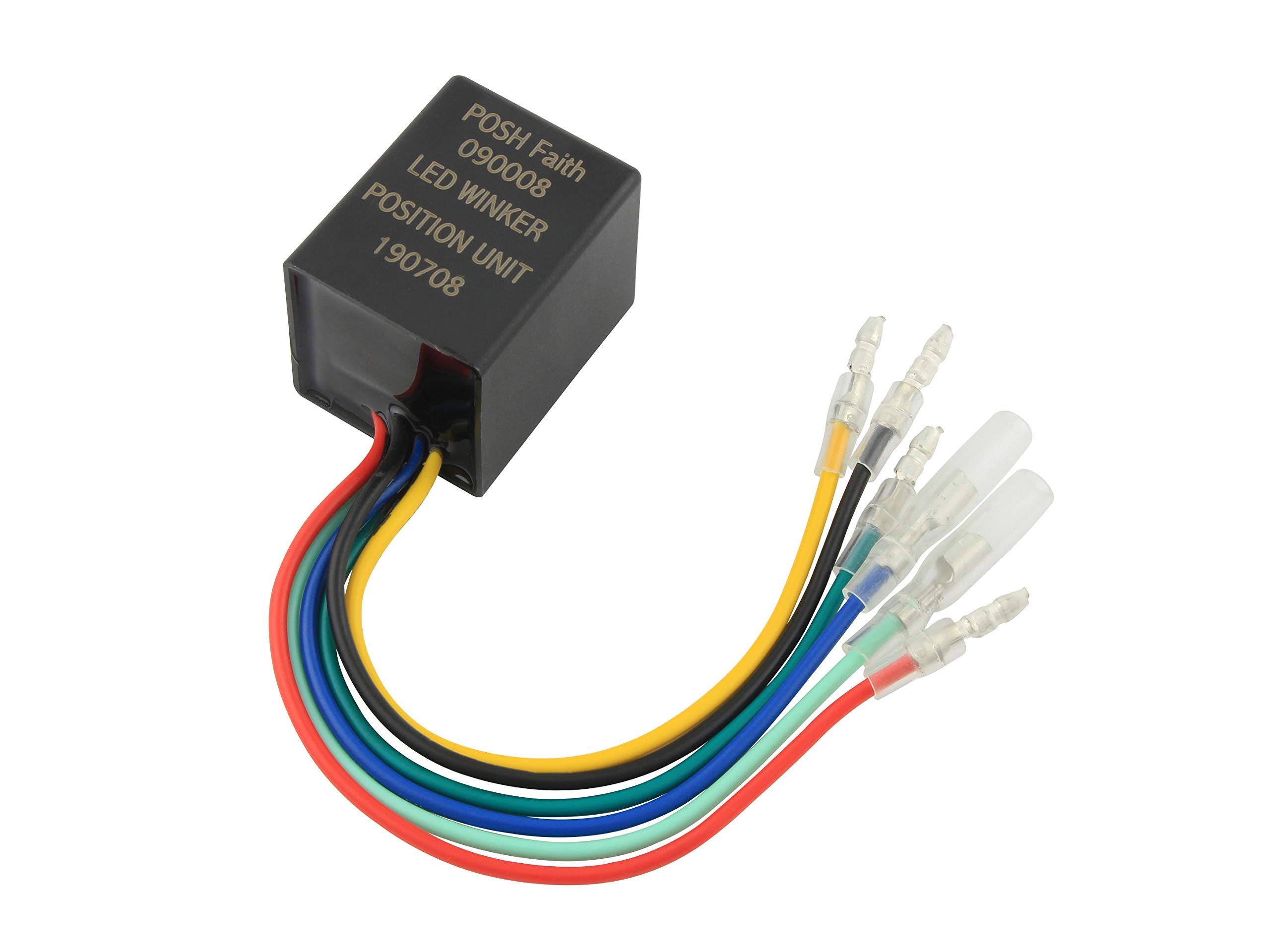 

Posh Face 090008 Motorcycle Supplies Turn Signal Parts LED Turn Signal Position Unit for Cars чёрный