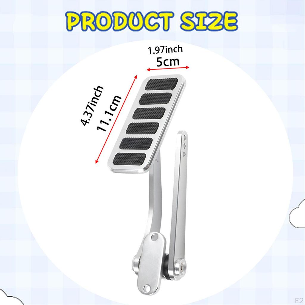 Aluminum Throttle Pedal Cable Kit Vehicle Accessory Upgrade Full 360° Adjustment Repairing