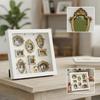 DIY Mini Museum Silhouette Box with Light Custom Photo Memory Display Case Personalized DIY Shadow Box Frame Kit with Mini Frames for Anniversary