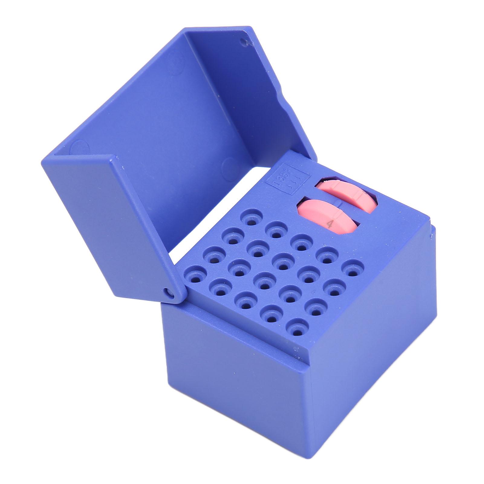 

Автоклавируемый контейнер для очистки эндодонтических файлов Профессиональный держатель эндодонтических файлов для стоматологических боров с синий