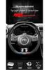 Premium Leather Steering Wheel Cover for MG MG6, HS, MG5, MG3, ZS, and Roewe