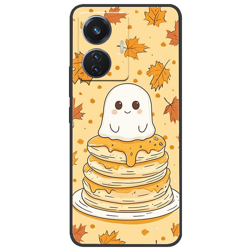 For Vivo T1 4G Y55 4G iQOO Z6 44 W V2153 Case Marble Soft Matte Silicone Back Cover For Vivo T1 44W Full Coverage Phone Shell