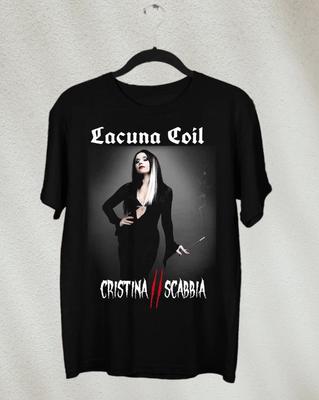 Neues Cristina Scabbia Lacuna Coil Album Band Geschenk Für Fans S bis 5XL T-Shirt