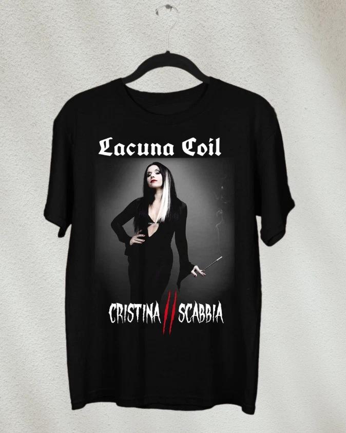 Новая футболка Cristina Scabbia Lacuna Coil Альбом Группа Подарок Для Фанатов S to 5XL 3XL