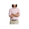 Polo Ralph Lauren Ss23 Striped Logo Embroidered Long Sleeve Shirt Men Shirts Pink MNPOWOV16822908-650