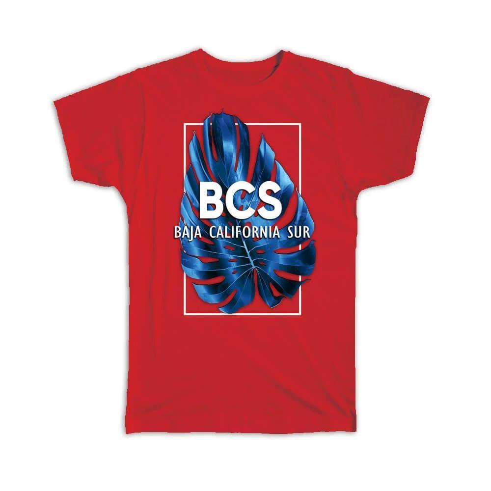 Gift T-Shirt : BCS Campeche Mexico Blue Leaf Mexican Expat Country 3XL