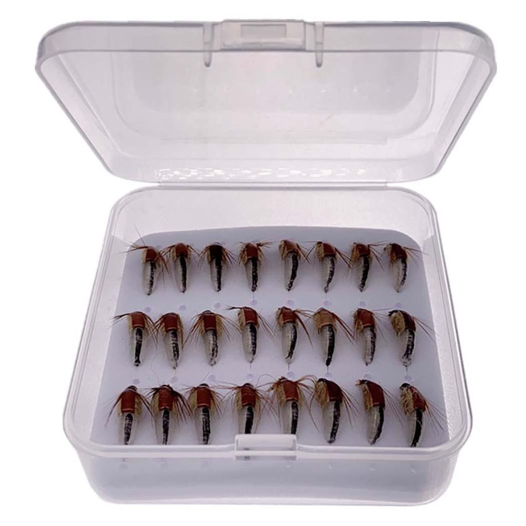 6/12/24 szt. Nimfa Scud Lure Fly na łowienie pstrągów sztuczna przynęta na owady symulowana Scud robak realistyczna przynęta wędkarska