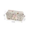 Women Love Plaid Lace Makeup Bags Case Kawaii Pink Cosmetic Brush Organizer Pouch for Women Cute Wash Toiletries Storage Bag