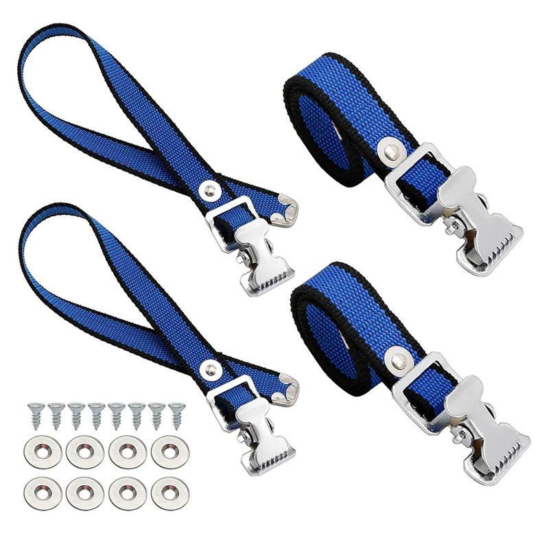 

M-Modern-4PCS Drywall Stilts Straps, Adjustable Drywall Foot Band Straps Kit,Replacement Part For Stilts синій