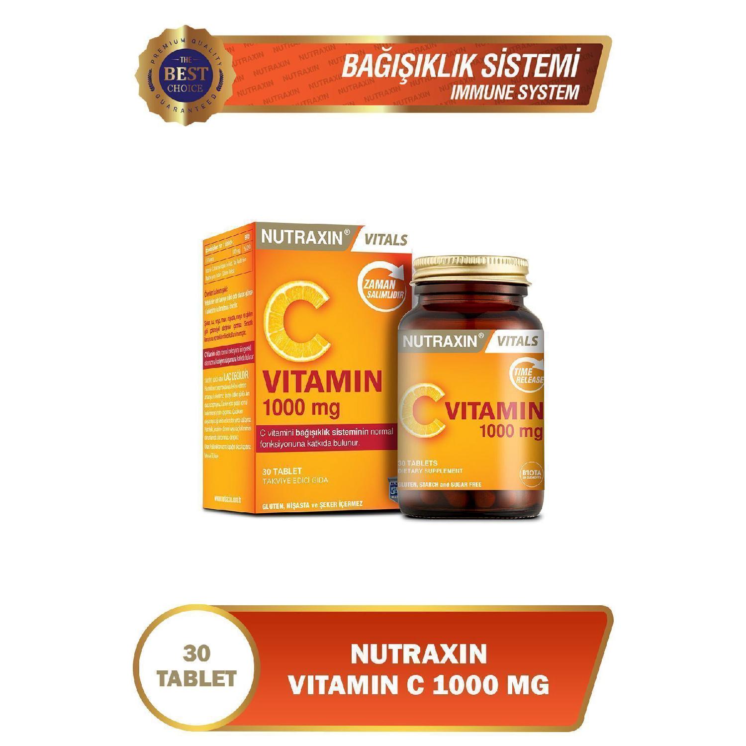 

Vitamin C 1000 Mg - Vitamin C Tank Time Released 30 Tablets