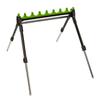 Adjustable 2-section Fishing Rod Holder Zinc Alloy 4-Leg Fishing Pole Holder