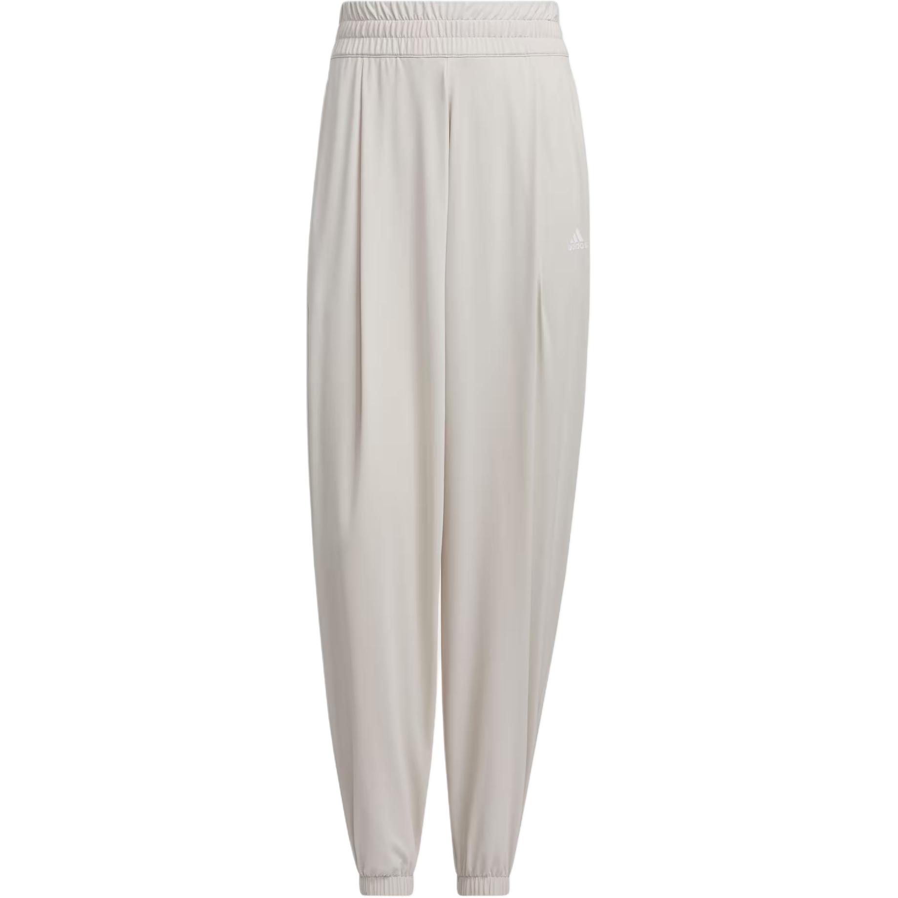 adidas Women s UPF50+ Sun Protection Loose-Fit Woven Pants Beige JJ2270 XL