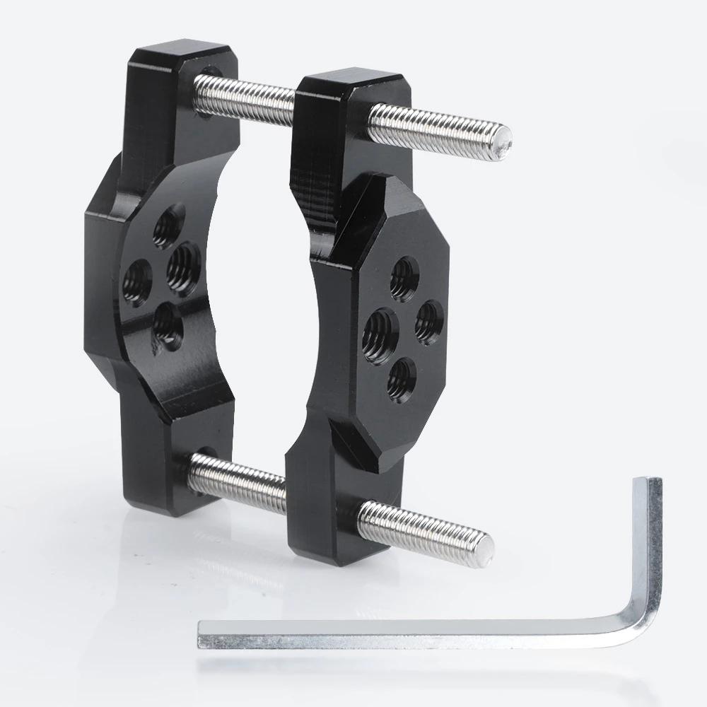 Handlebar Bumper Lightweight and Wind resistant Motorcycle Bracket for LED Spot and Fog Light Fits 17 54mm Inner Diameter