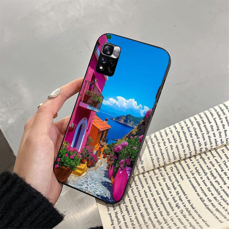 

Phone Case For Xiaomi Redmi note 14 Pro 14 13 12 11 10 Pro 14S 12S 11S Redmi 14C 13C 10 Greece Turkey Italy Scenery Redmi Note 14 5G