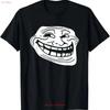 NEW LIMITED Troll Face Meme Funny Design Best Idea T Shirt S 3XL Vintage Washed Homme Stylish Comfortable Unisex Breathable