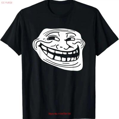 NEW LIMITED Troll Face Meme Funny Design Best Idea T Shirt S 3XL Vintage Washed Homme Stylish Comfortable Unisex Breathable