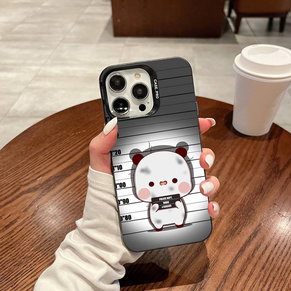 Character Bubu And Dudu Phone Case For IPhone 16 15 14 13 12 11 17 Pro MAX Plus Pro Matte Shockproof Cover