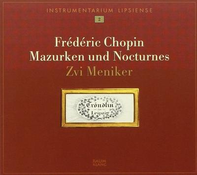 CD CHOPIN / ZVI MENIKER - Mazurken En Nocturnes  RK9708 Raumklang Niet Japan Klassiek Gebruikt