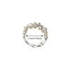 Vintage Minimalist Design Rings Light Luxury Personality Rings Elegant Pearl Finger Rings  Party