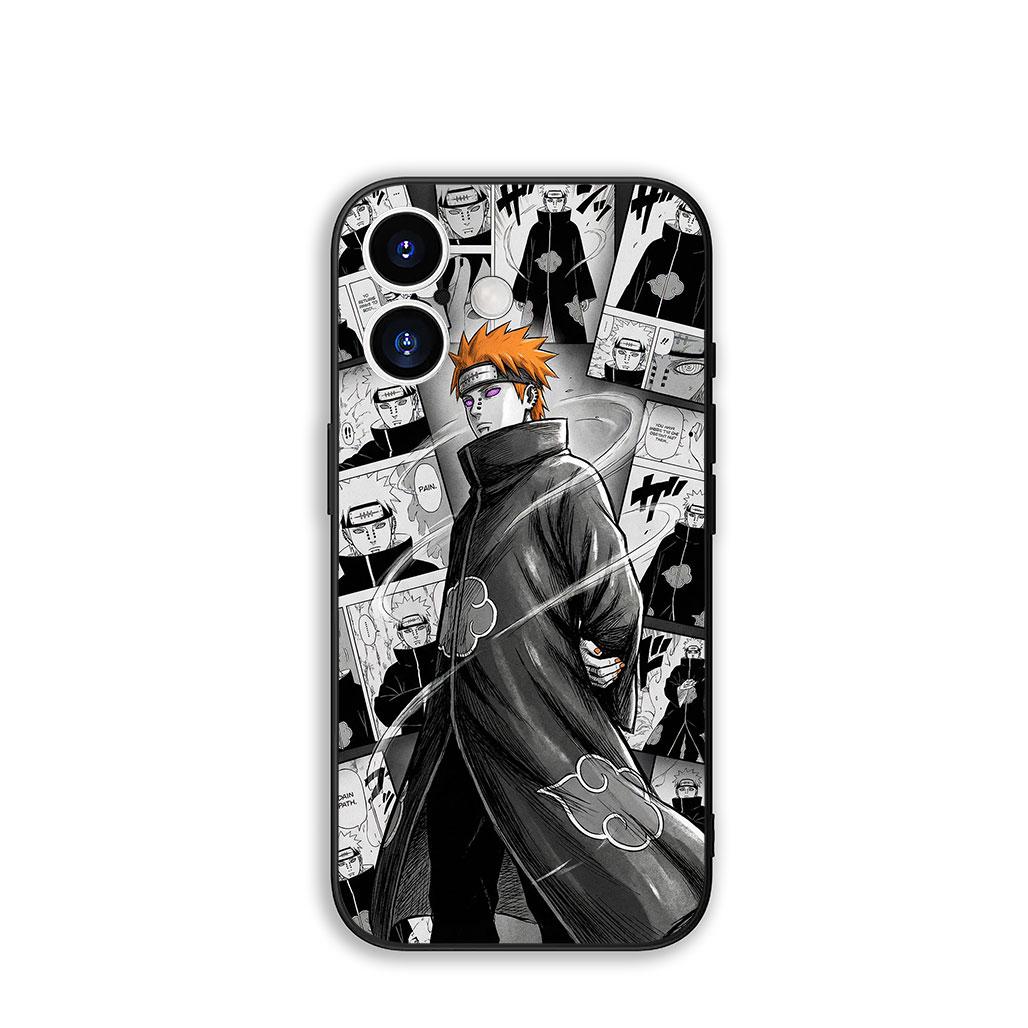 для Apple iPhone 16 15 14 Plus 13 12 Mini 17 Pro Max + ProMax 16E Air 15+ Чехол для телефона Сасори Пейн Наруто Акацуки Итачи iPhone 13