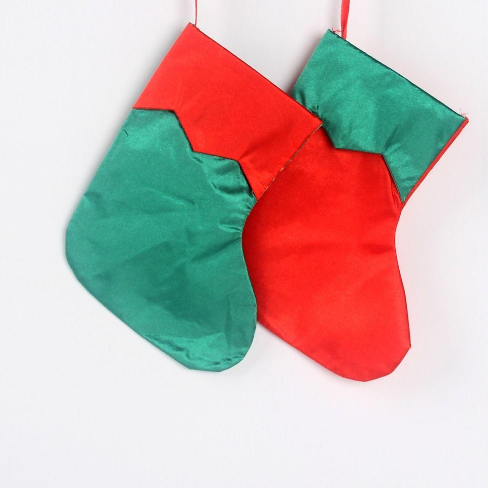 

Classic Christmas Socks Red & Green Christmas Stockings Christmas Tree Hangings Holiday Home Decor