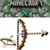 Minecraft Plastic Bow And Arrow Toy For Kids Durable And Fun Minecraft-themed Playtime