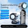 Outdoor Mini Cooling Fan For Travel Camping Digital Display 100 Speed Mini Small Fan For Summer