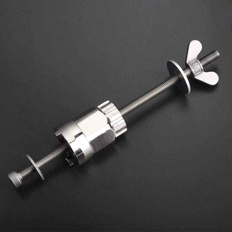 Bicycle Freehub Body Remover Stainless Steel Bike Hubs Tower Base Install Disassemble Tool With Sleeve Flower Drum Removal Tools