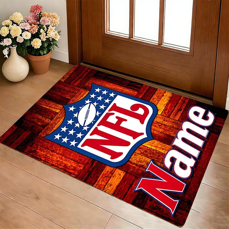 Custom Nfl Fan Area Rug Living Room Nonslip Soft Carpet For Bedroom Game Playroom Sofa Office Home Decor Doormat Christmas Gift C103112