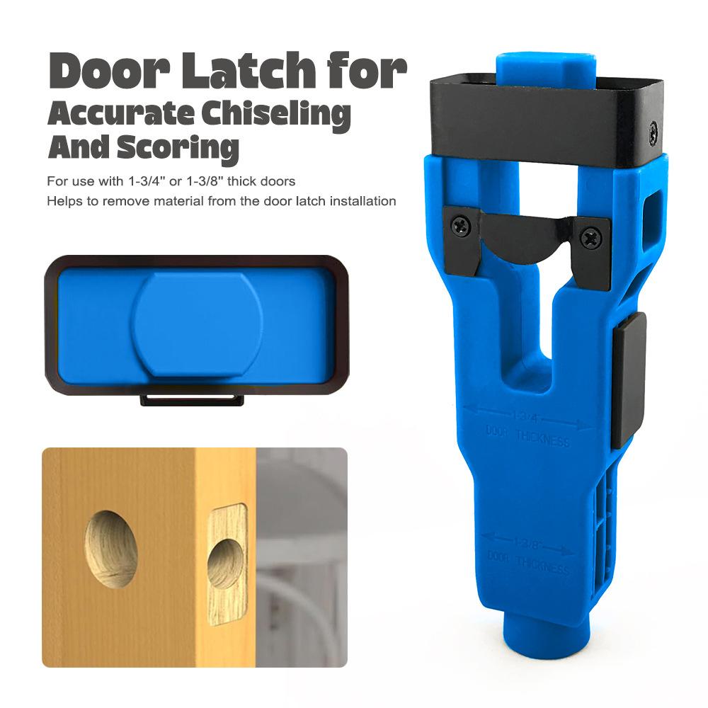 Professional Mortise Door Latch Tool Kit - Essential for Easy Material Removal and Latch Installation
