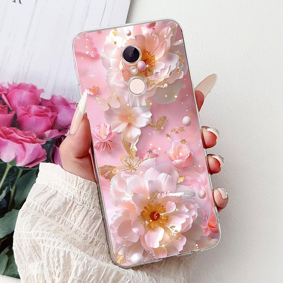 For Xiaomi Redmi 5 Plus Case Cute Cat Lion Painted Cover Soft Silicone Phone Case For Xiaomi Redmi 5 Redmi5 Plus Back Cover Bags