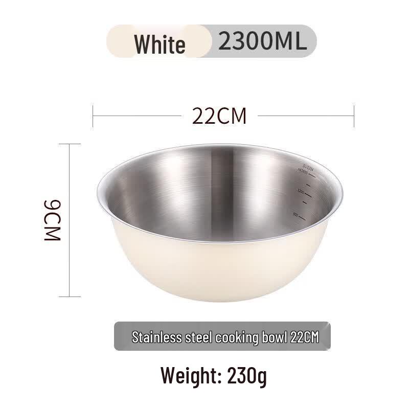 Food-Grade Stainless Steel Mixing Bowl
