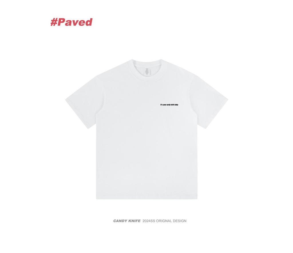 Unisex American Classic Letter Print Loose-Fit Short Sleeve T-Shirt (2024)